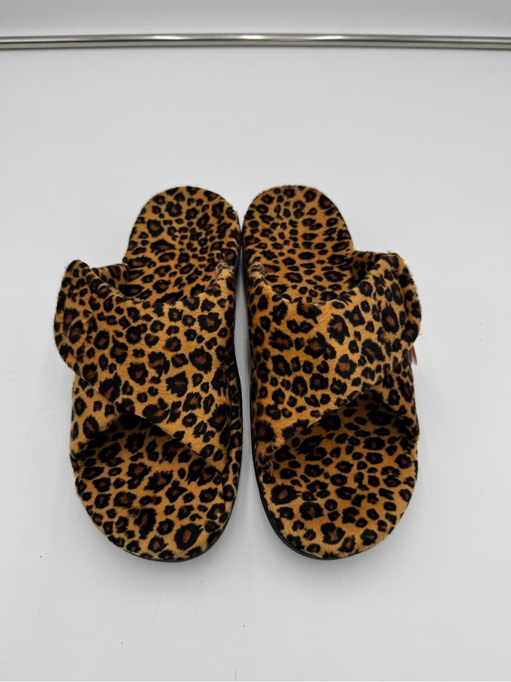 Orthaheel Relax Women’s Size 9 Leopard Print Orthotic Slide Sandals Adjustable